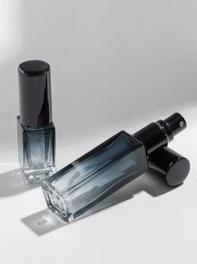 Chai Nước Hoa Rỗng, 2 Chai Xịt Nước Hoa Thủy Tinh 3Ml & 10Ml Hình Chữ Nhật Gradient Có Thể Tái Sử Dụng Hàng Ngày Cho Phụ Nữ Và Nam Giới - màu đen - Xem 3