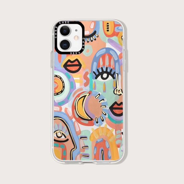 

Cartoon Graphic Phone Case, Multicolor