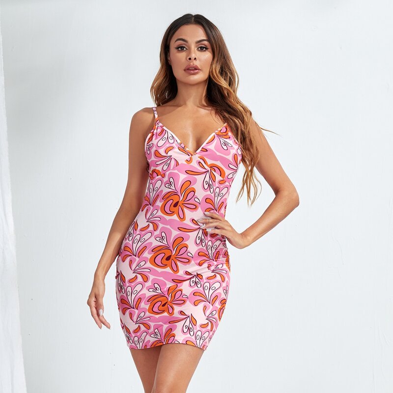 

Floral Print Cami Night Dress, Multicolor