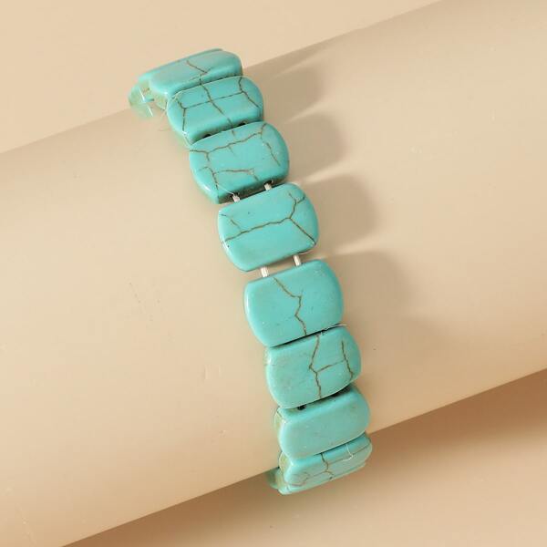

Turquoise Decor Bracelet, Blue