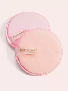 MAANGE 2pcs Makeup Remover Puff,Soft And Skin Friendly Face Towel,Cleaning Tools Easy Carrying For Travel