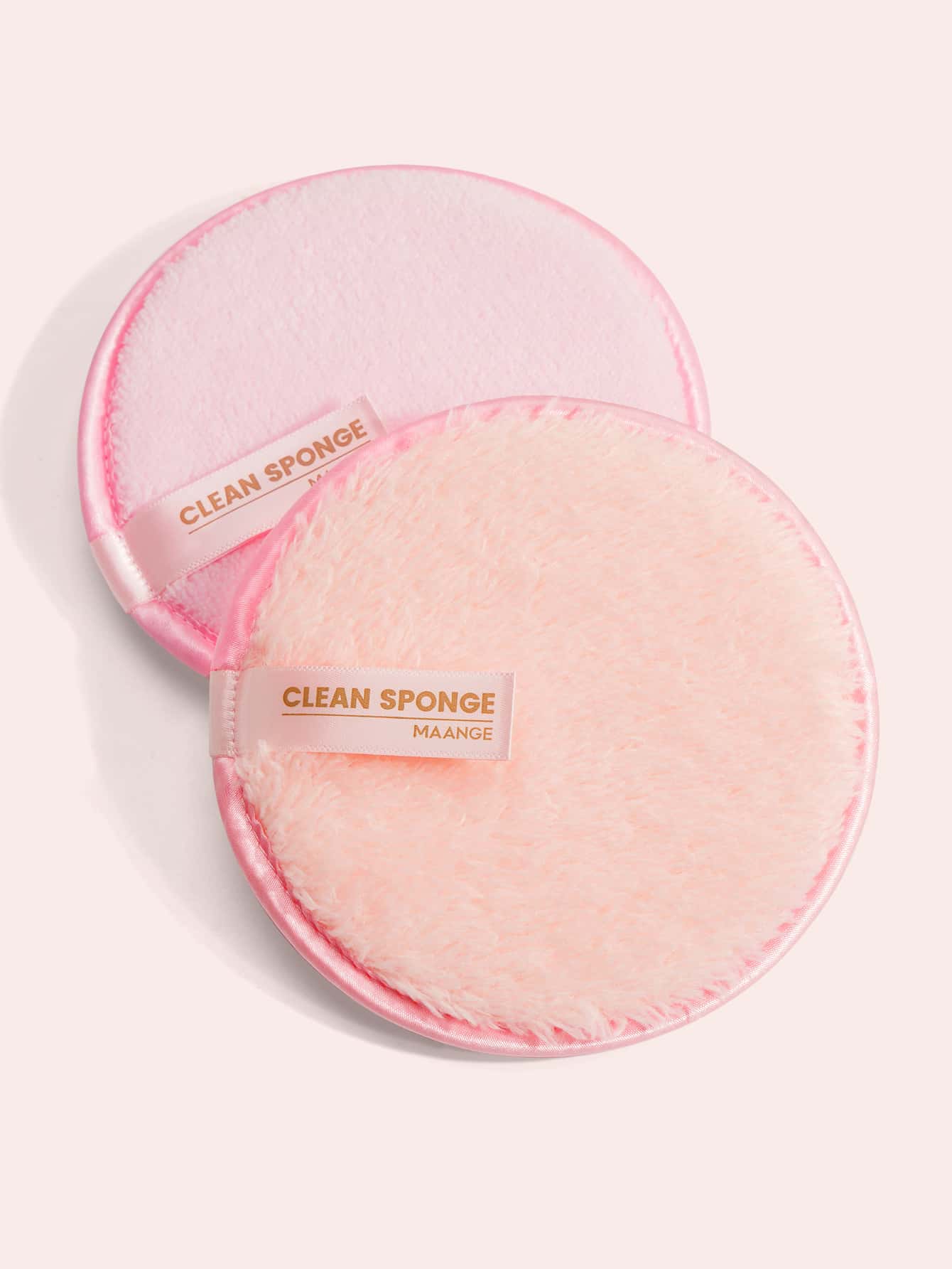 MAANGE 2pcs Makeup Remover Puff,Soft And Skin Friendly Face Towel,Cleaning Tools Easy Carrying For Travel