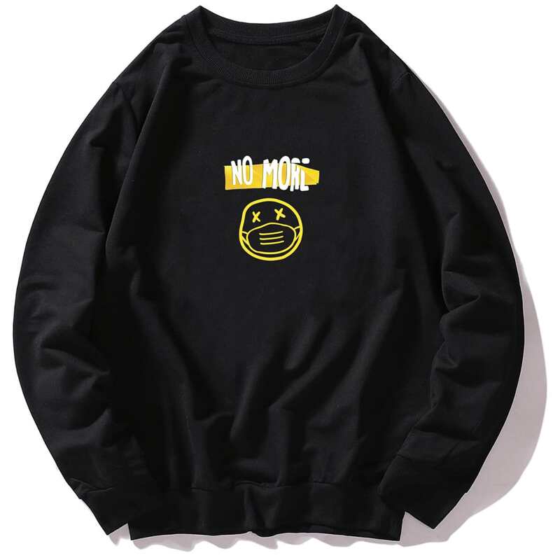 

Guys Letter Graphic Sweatshirt, Black