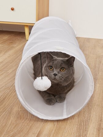 Tunnel pour chat unicolore