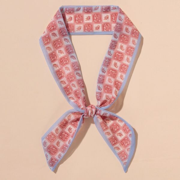 

Leaf Print Scarf, Multicolor