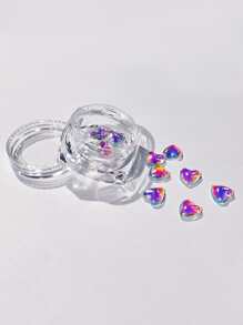 1 Hộp Laser Tình Yêu Nhựa 3D Móng Tay Đá Quý Trang Trí Móng Tay Ren Móng Tay Nghệ Thuật Phụ Kiện Trang Sức Móng Tay Quyến Rũ Cho Nữ Tự Làm Trang Trí Móng Tay Thiết Kế - Màu tím - Xem 2