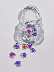 1 Hộp Laser Tình Yêu Nhựa 3D Móng Tay Đá Quý Trang Trí Móng Tay Ren Móng Tay Nghệ Thuật Phụ Kiện Trang Sức Móng Tay Quyến Rũ Cho Nữ Tự Làm Trang Trí Móng Tay Thiết Kế - Màu tím - Xem 3