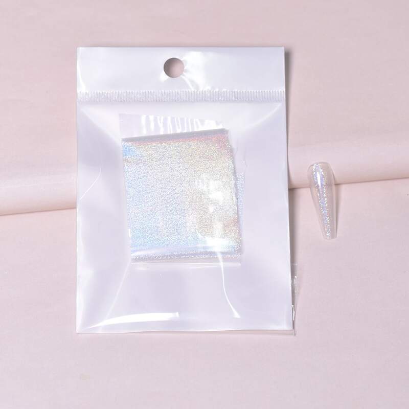 

1pc Aurora Nail Art Sticker, Clear