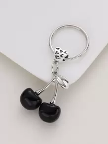 Cherry Charm Keychains For Daily Use Key Decoration Gift For Friend Casual Valentine's Day Valentines Car Accessories Bag Charm Backpack For School Cute Goth Y2k