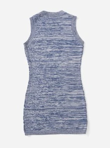 SHEIN 女孩段染毛衣洋裝 - 彩色 - 查看 2