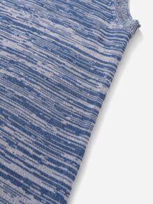 SHEIN 女孩段染毛衣洋裝 - 彩色 - 查看 3