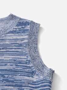 SHEIN 女孩段染毛衣洋裝 - 彩色 - 查看 4