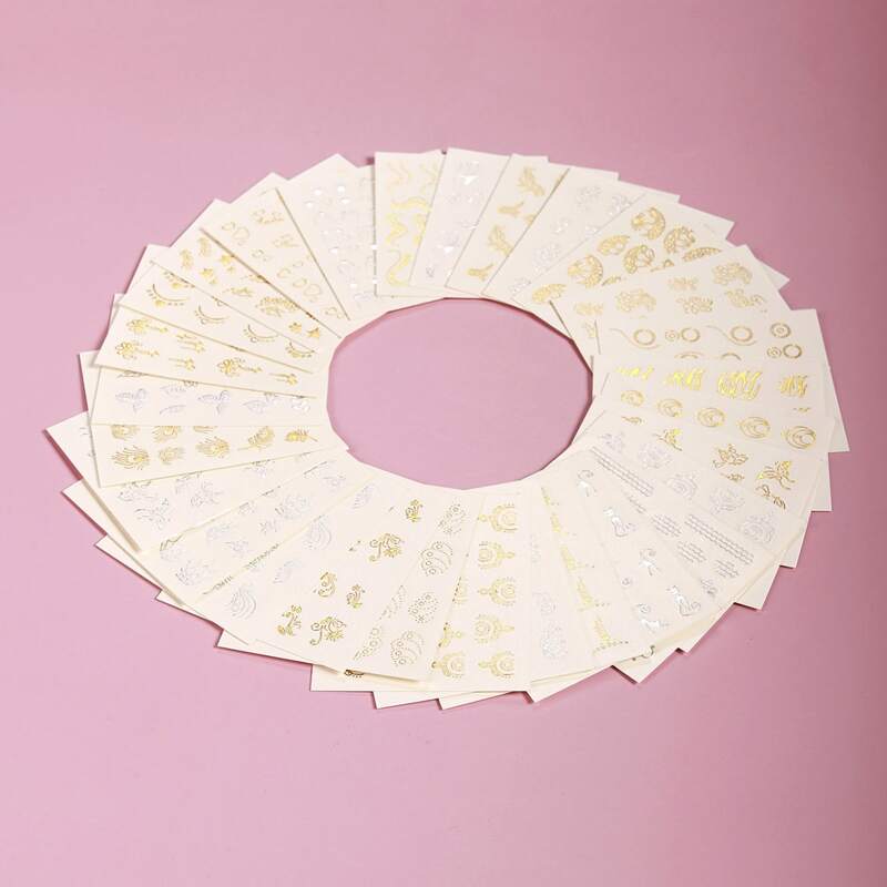 

29sheets Graphic Nail Art Sticker, Multicolor