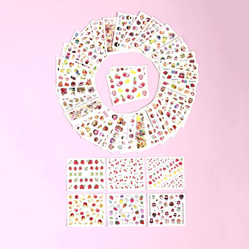 

36sheets Cartoon Fruit Nail Art Sticker, Multicolor