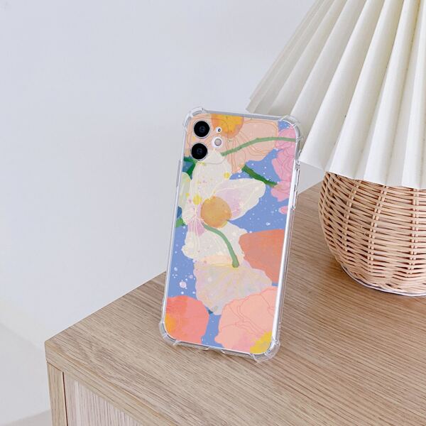 

Flower Painted Phone Case, Multicolor