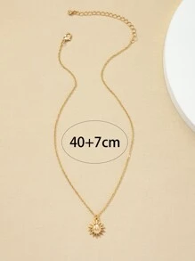 Collar sol - Amarillo Oro - Ver 2