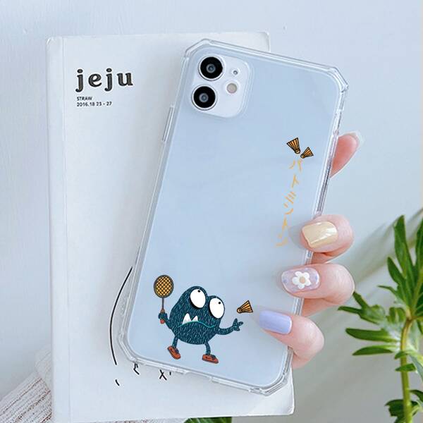 

Cartoon Graphic Clear Phone Case