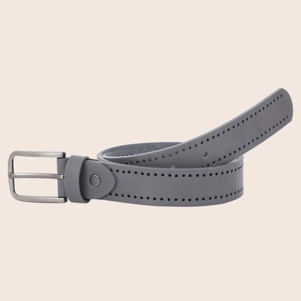 

Kids Metal Buckle Belt, Grey
