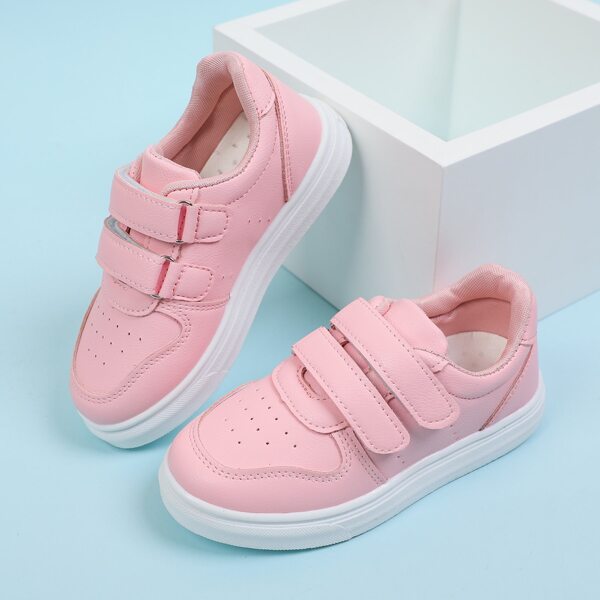 

Toddler Girls Minimalist Velcro Strap Skate Shoes, Pink