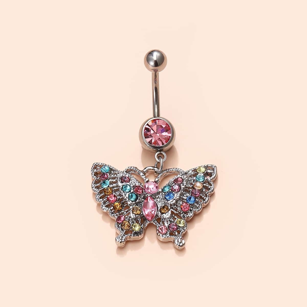 

Butterfly Decor Belly Chain, Multicolor