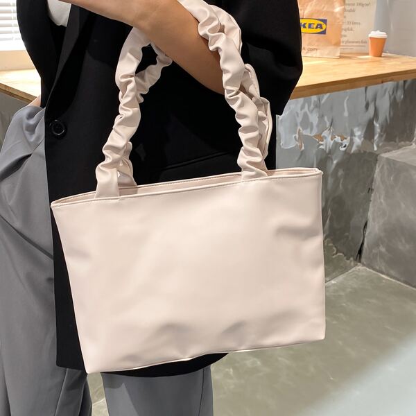 

Minimalist Tote Bag, Beige