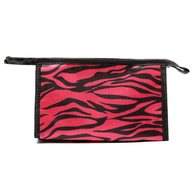 

Zebra Stripe Makeup Bag, Multicolor
