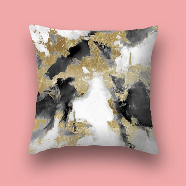 

Marble Pattern Cushion Cover Without Filler, Multicolor