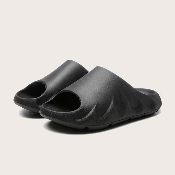 

Girls Minimalist Chunky Slides, Black