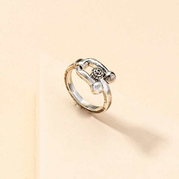 

Simple Metal Ring, Antique silver