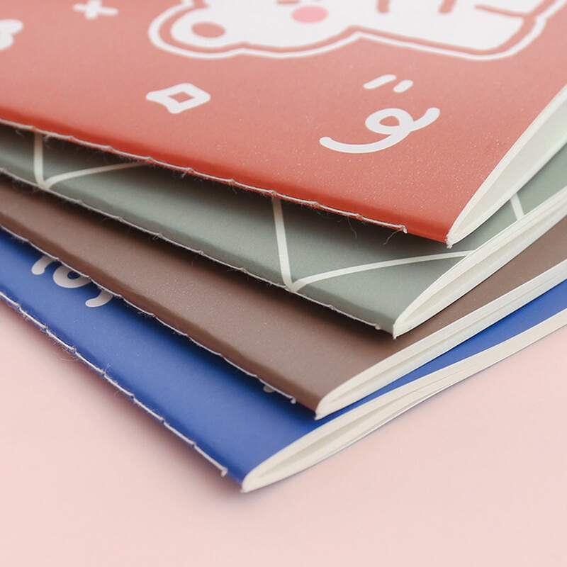 

3pcs Cartoon Graphic Random Notebook Set, Multicolor