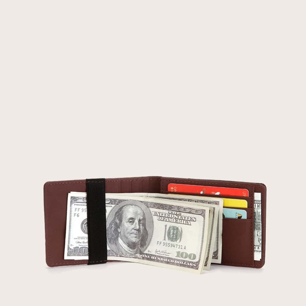 

Men Minimalist Card Holder, Brown