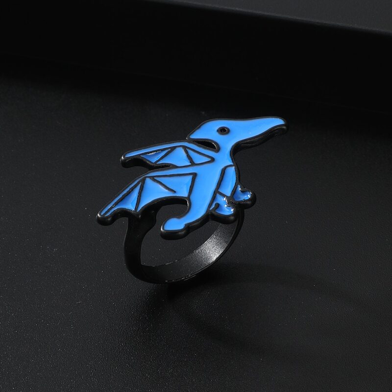 

Dinosaur Design Ring, Blue
