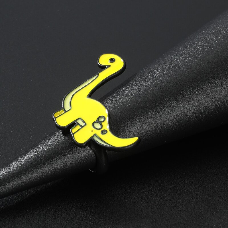 

Dinosaur Design Ring, Yellow