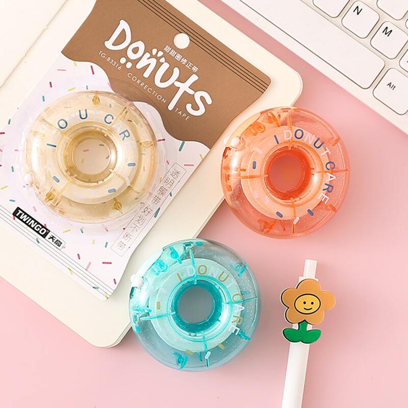 

1pc Random Color Donut Correction Tape, Multicolor