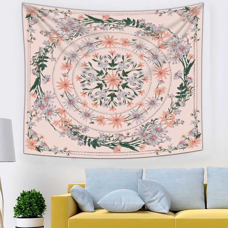 

Flower Print Tapestry, Multicolor