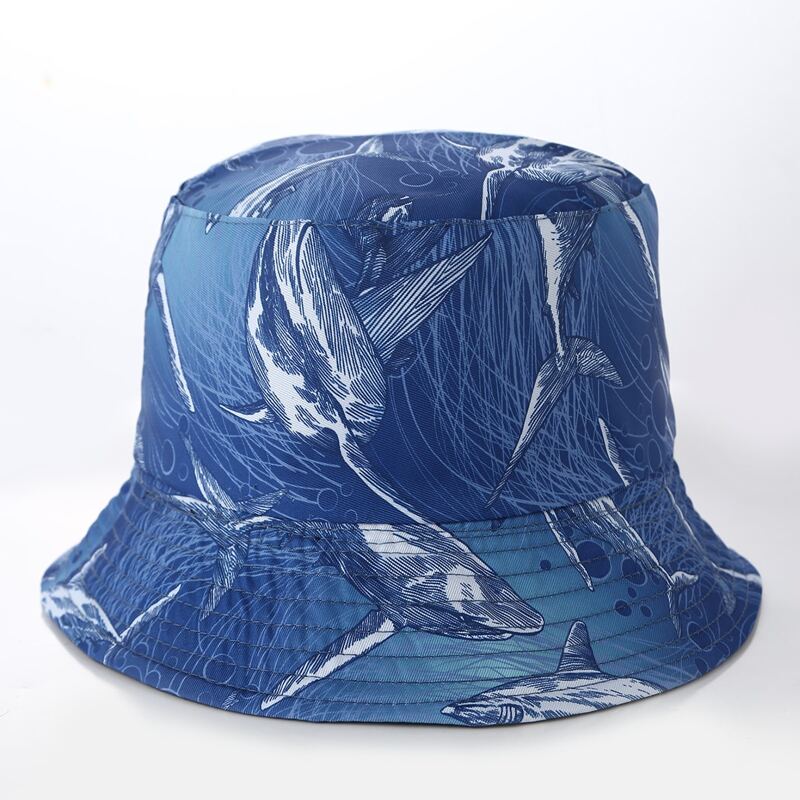 

Guys Shark Graphic Bucket Hat, Blue