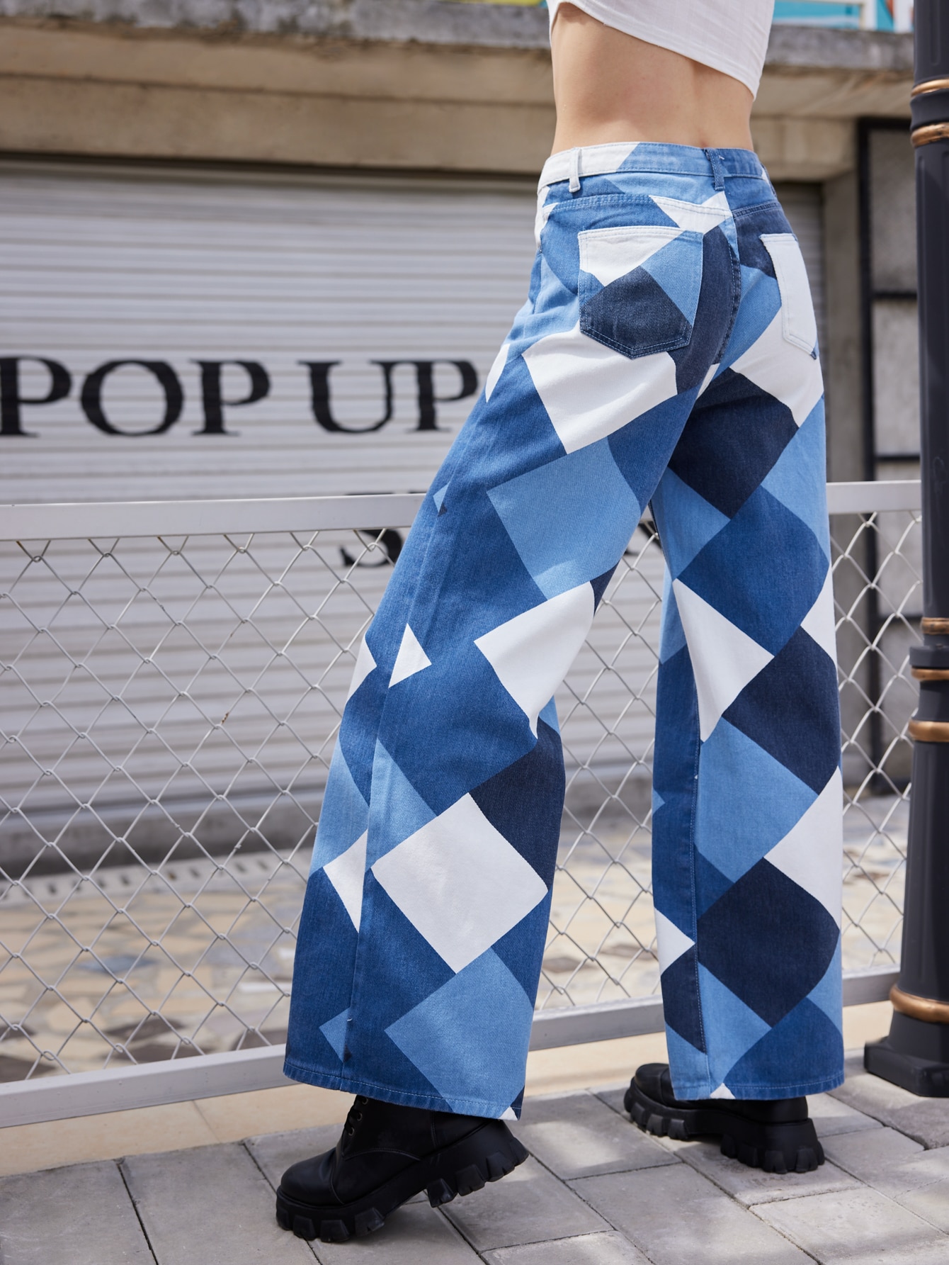 Is That The New High Waist Argyle Print 