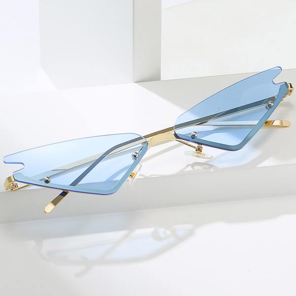 

Tinted Lens Rimless Sunglasses