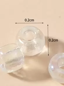 Accesorio de joya DIY cuenta - Blanco - Ver 3