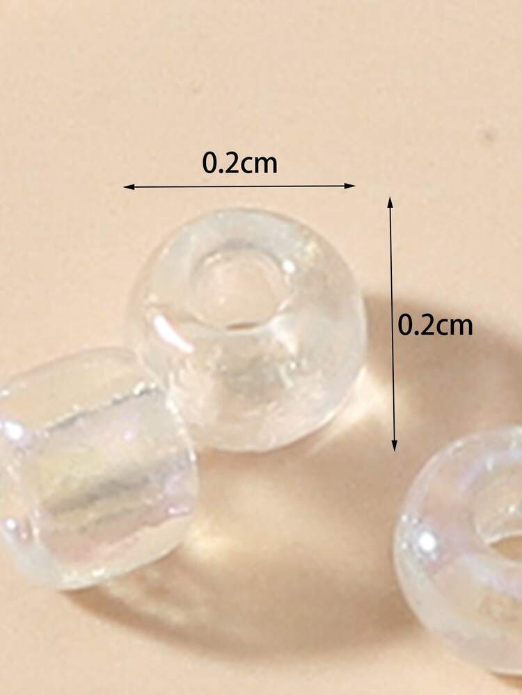 Accesorio de joya DIY cuenta - Blanco - Añade 3