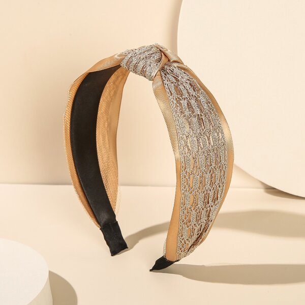 

Knot Hair Hoop, Khaki