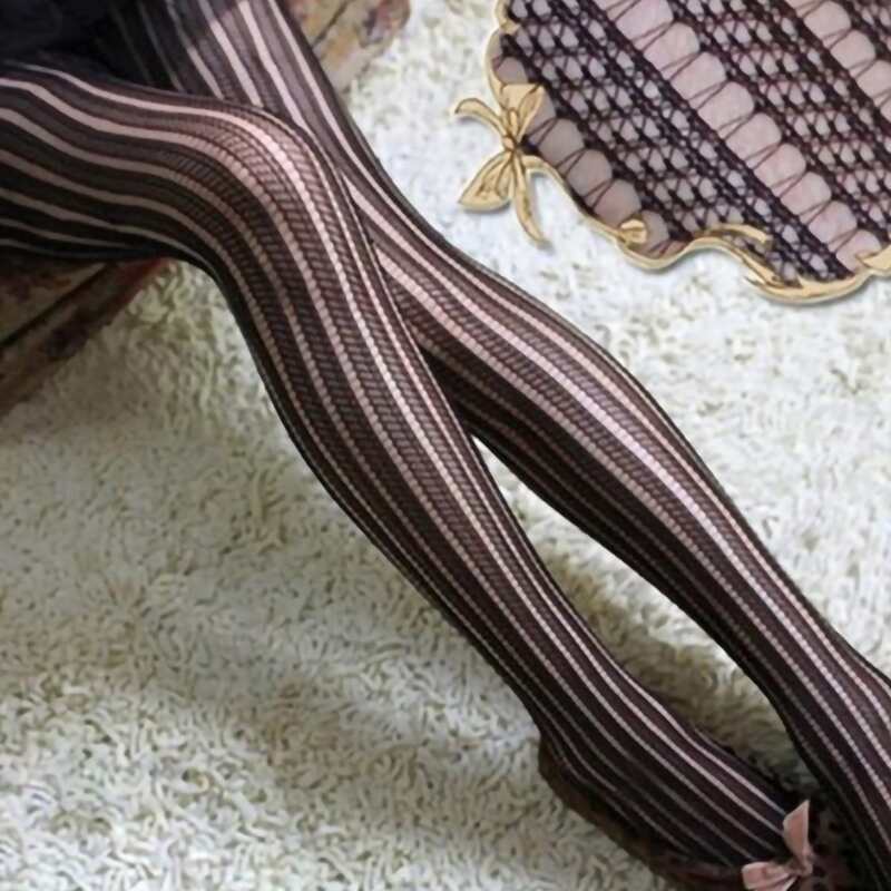 

1pc Hollow Out Tights, Black