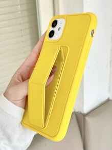 Phone Case With Magnetic Holder - Yellow - View 2