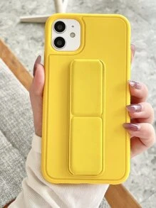 Phone Case With Magnetic Holder - Yellow - View 4