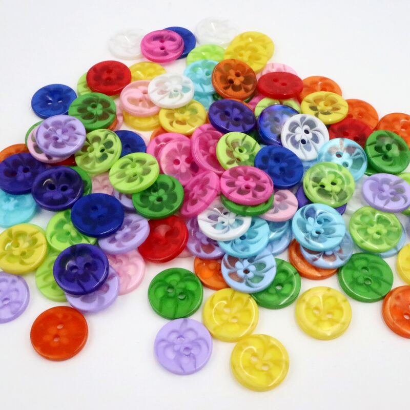 

50pcs DIY Button Set, Multicolor