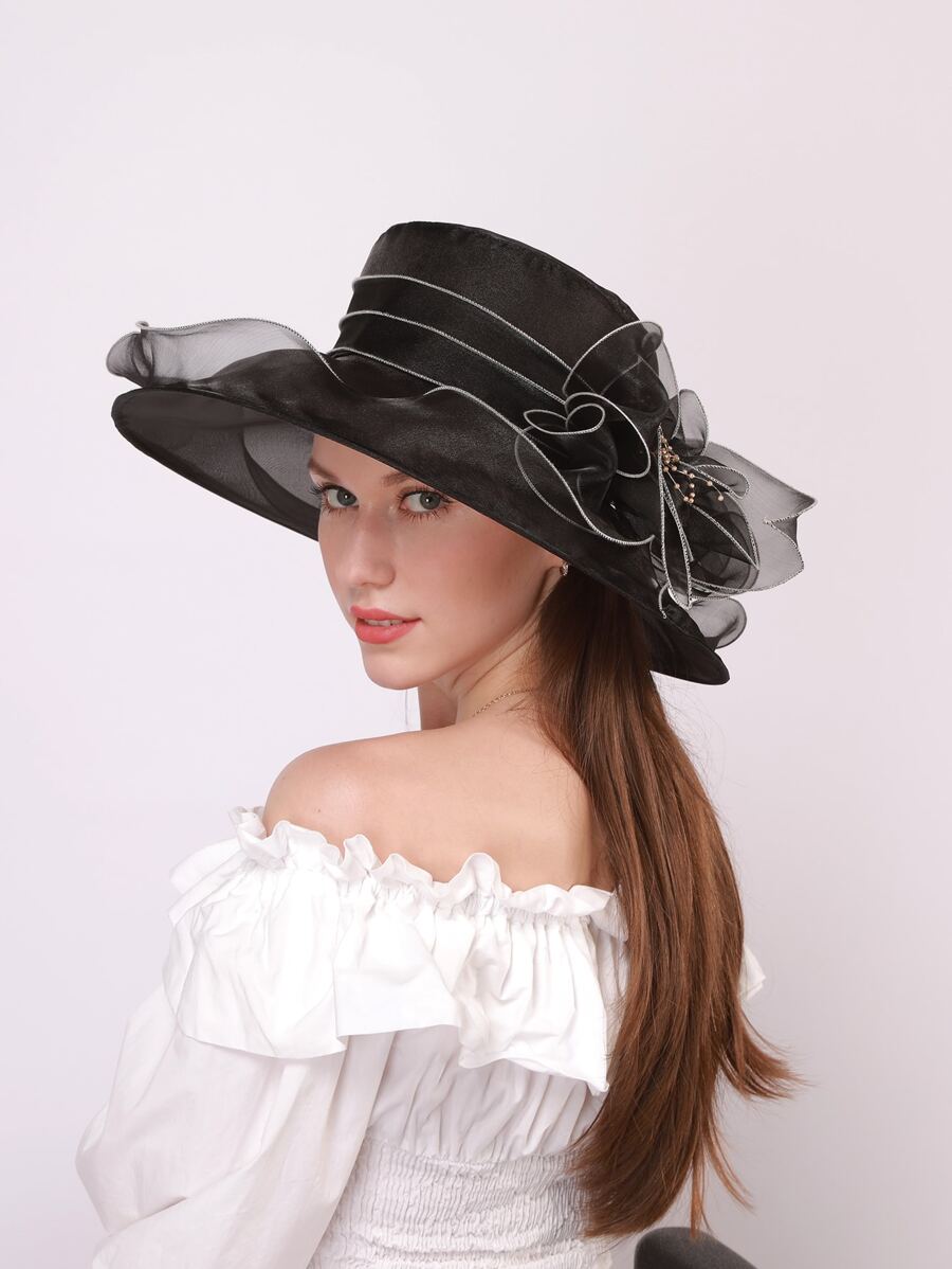 Sombrero minimalista - Negro - Ver 1