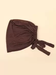 1pc Solid Hat Bonnet Hair Bonnet Turban