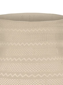 High Waisted Shapewear Shorts - Beige - View 3