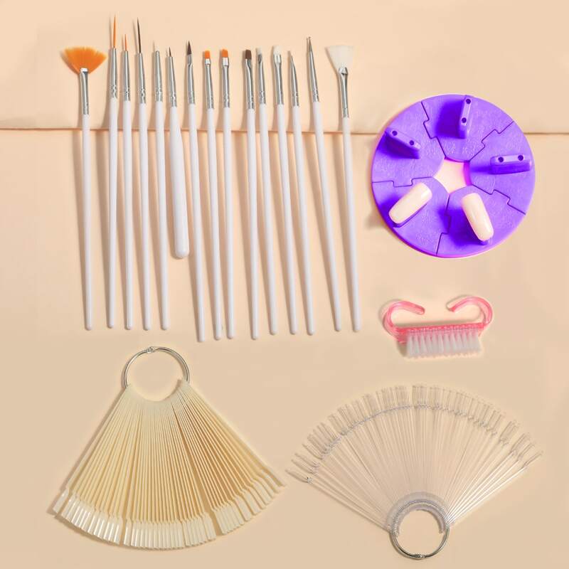 

117pcs Nail Art Tool Set, White