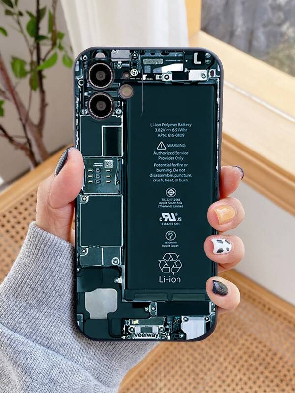 Mainboard Pattern Case Compatible With IPhone Compatible With IPhone 11,IPhone 13,IPhone 14 Pro Max